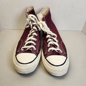 Converse Chuck Taylor All Star 70 Men's 11 Burgundy High Top Sneaker Women's 13